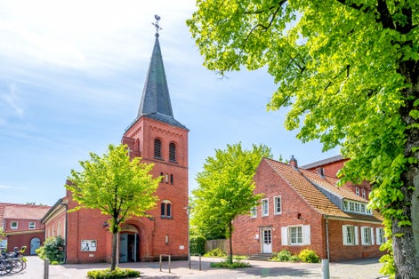 photo of  view of Church of Aurich, Lower Saxony, Germany.