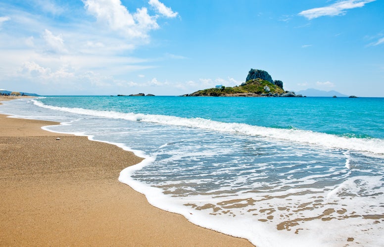 Photo of Greece, Dodecanese, Kos, the Kefalos bay and the Kastri little island.