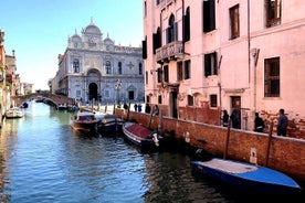 Visita a pie por Venecia por la mañana más paseo en góndola