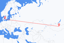 Flights from Ulaanbaatar to Copenhagen