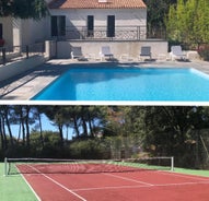 Grande propriété avec Piscine et Terrain de tennis privés