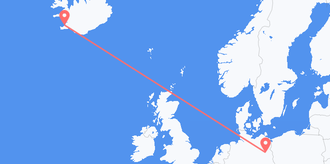 Vuelos de Islandia a Alemania