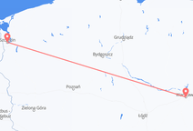 Voos de Varsóvia, Polônia para Estetino, Polônia