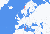 เที่ยวบินจาก Brønnøysund ไปยัง Malta