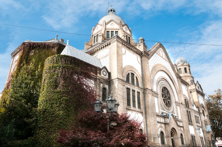 Photo of Old Jewish Synagogue building in Novi Sad, Serbia.