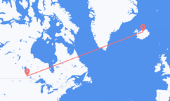 Flights from Winnipeg to Akureyri