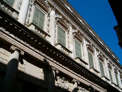 photo of palazzo barbaran da porto in vicenza, italy .