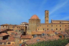 Excursão privada de meio dia - visite Volterra e Chianti com experiência de degustação de vinhos