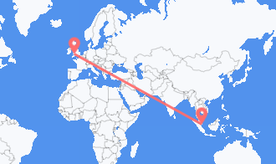 Flights from Singapore to Wales