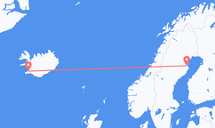 Reykjavík to Skellefteå