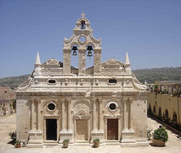 photo of view of Ιερά Μονή Αρκαδίου, Greece.