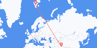 Voli dall'India alle Svalbard e Jan Mayen