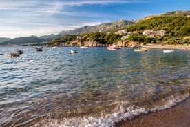 photo of a beautiful panorama view of Bečići is a town in the municipality of Budva, Montenegro.