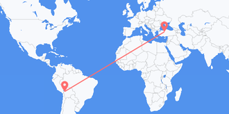 Flüge von Bolivien nach die Türkei