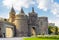 Photo of The Puerta de Bisagra, the main entrance onto the territory of Toledo city, Spain.