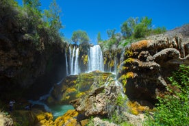 Photo of Pamukkale, natural site in Denizli Province in southwestern Turkey.