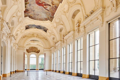 Reception area.