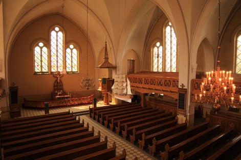Interior of the church