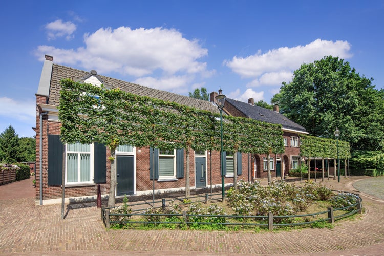 Lovely cottage houses in an ancient part of Tilburg, The Netherlands