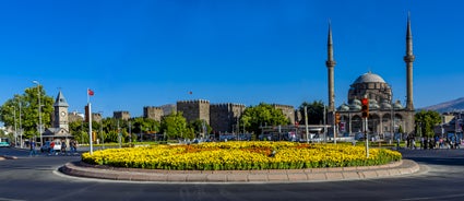 Sille Village view in Konya. Sille is old greek village and it is populer tourist attraction in Konya.