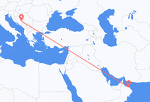 Vuelos de Moscatel a Sarajevo