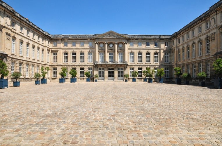 Photo of the picturesque castle of Compiegne, France.