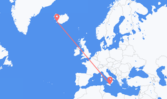 Flights from Catania to Reykjavík