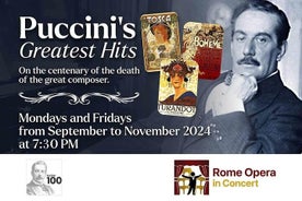 Rome: PUCCINI'S GREATEST HITS (Concert + Aperitif)