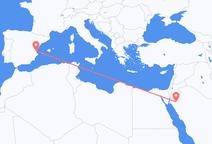 Tabuk to Valencia