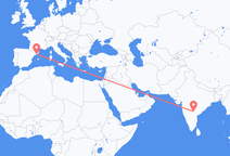 Flights from Hyderabad to Barcelona