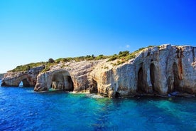 Tour del naufragio di Zante, delle grotte blu, dell'escursione alla spiaggia di Xygia