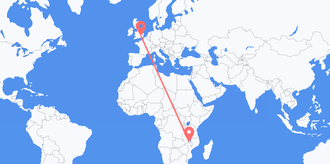 Flights from Malawi to the United Kingdom