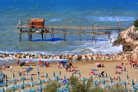 Photo of colorful morning cityscape of Termoli port , Italy.