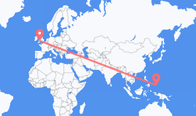 Flights from Palau to Wales