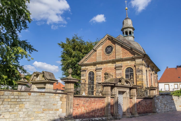 photo of Russian Orthodox church in the center of Paderborn, Germany.