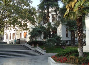 Konak Square view from Varyant. Izmir is popular tourist attraction in Turkey.