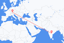 Flyg från Hyderabad till Memmingen