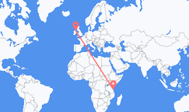 Flights from Tanzania to Northern Ireland