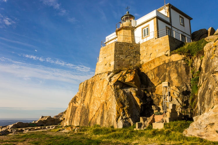 Ferrol, Spain. The lighthouse at Cabo Prior in Galicia