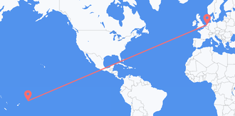 Vuelos de Wallis y Futuna a Países Bajos