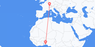Benin to Switzerland
