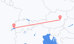 Train tickets from Mürzzuschlag to Lausanne