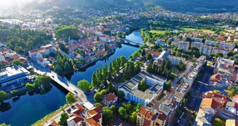 All seasons Bosnia+Montenegro 4 days mini tour from Makarska. Ostrog monastery. Mostar. Kravice waterfalls, Vjetrenica cave. Blagaj, Pocitelj, Trebinje. UNESCO sites. Nature. Architecture. Culture. Wine. Cuisine. Old towns. Ancient monasteries.