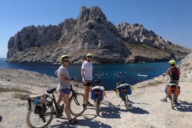 마르세이유에서 Calanques 로의 전기 자전거 여행