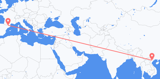 Flyreiser fra Vietnam til Andorra