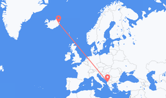 Flights from Tirana to Egilsstaðir