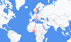 Flyg från São Tomé till Norrköping