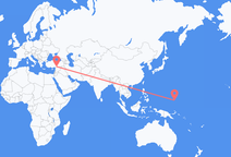 Vols de State, états fédérés de Micronésie pour Gaziantep, Turquie