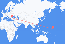 Flights from Majuro to Istanbul