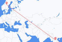Flyg från Vientiane till Östersund